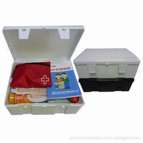 Auto first-aid kit with reflective vest